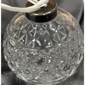 Waterford Crystal Christmas Star Of Hope Ball Ornament Times Square 2000